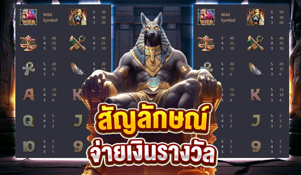 สัญลักษณ์จ่ายเงินรางวัลเดิมพัน